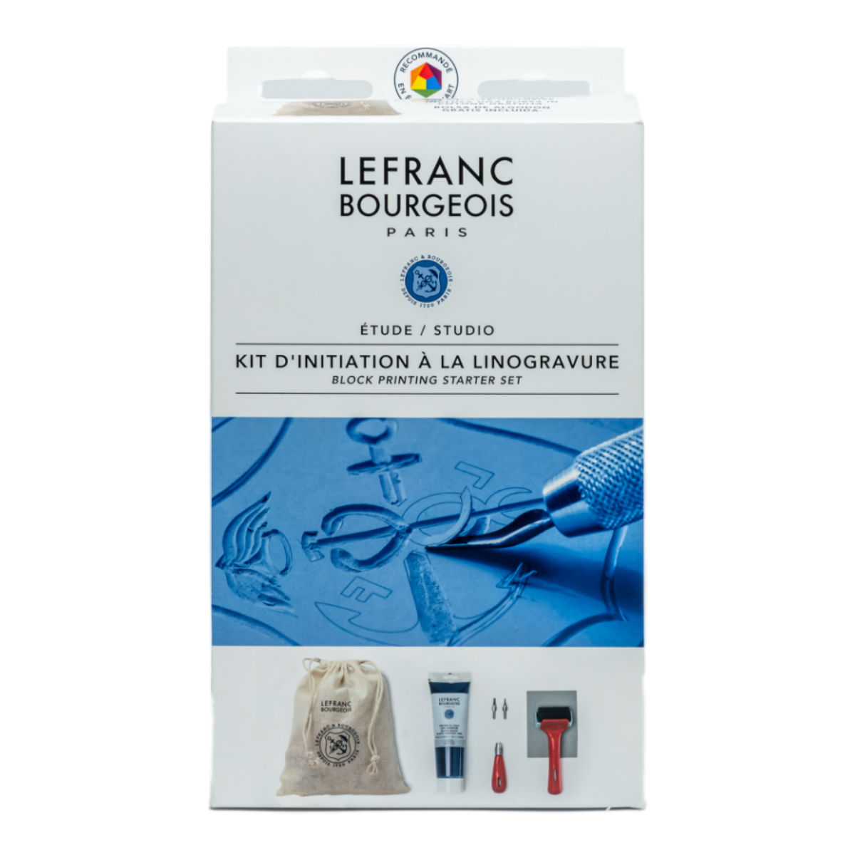 3013643014706- Kit linogravura Linocut Starter Lefranc Bourgeois 3013643014706