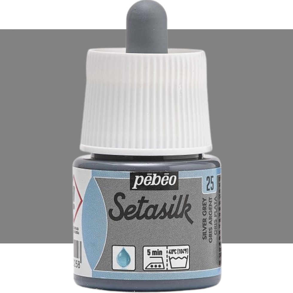 Miniatură: 3167861810258- Culori pentru matase 25 Silver Grey Setasilk Pebeo 45ml 3167861810258