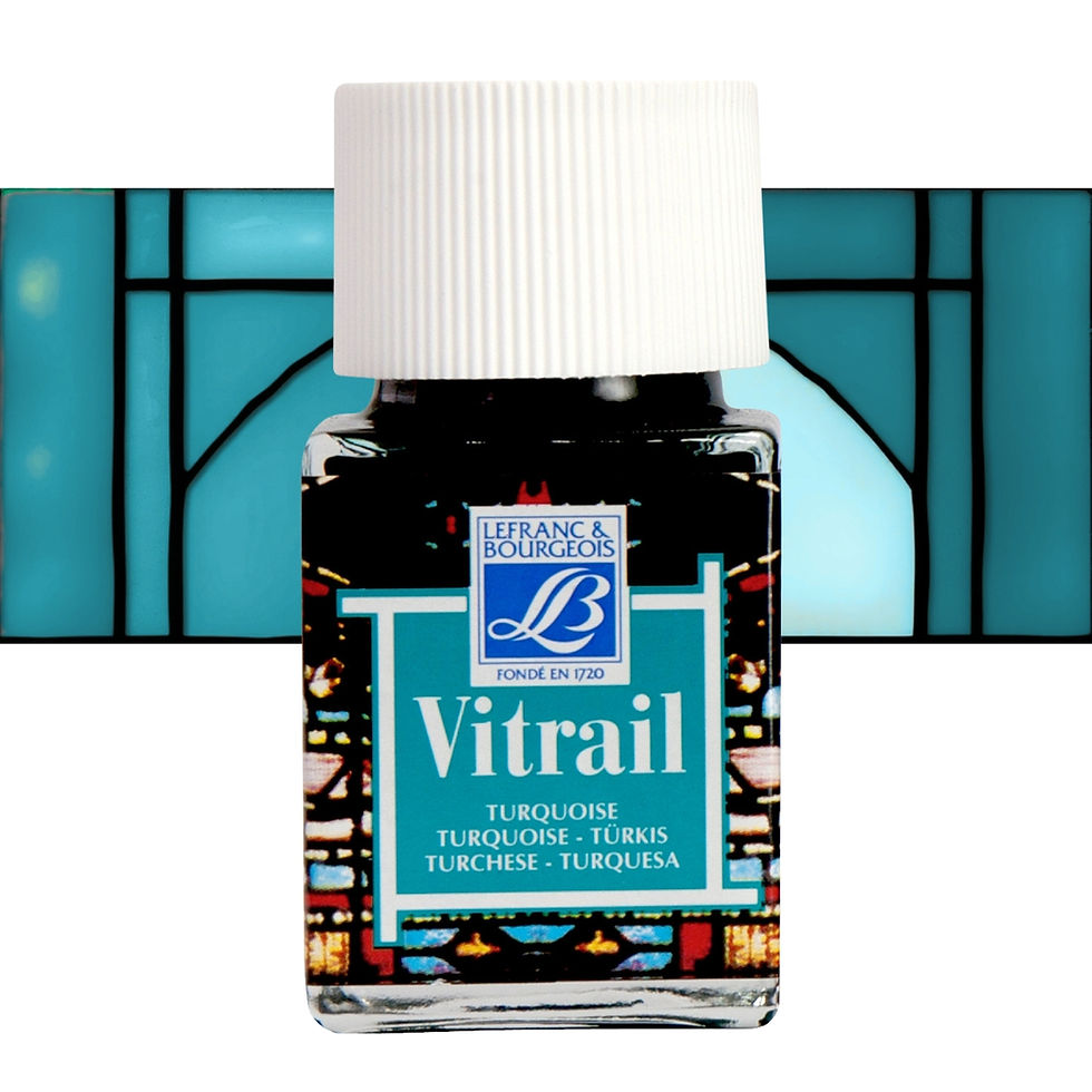 Miniatură: 3013642102282- Culori vitraliu sticla 050 Turquoise Blue Lefranc Bourgeois 3013642102282