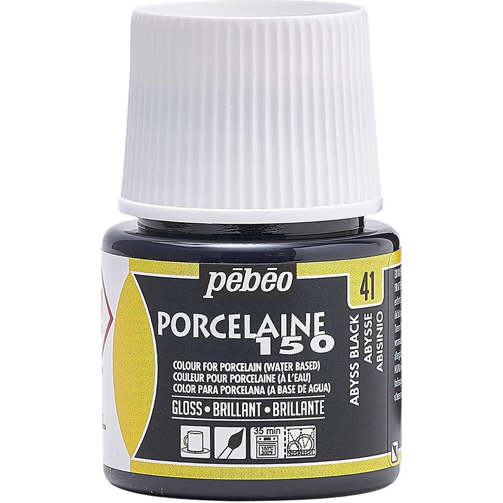 Miniatură: 3167860240414- Culori portelan metalice Abyss Black 41 Porcelaine 150 Pebeo 45ml 3167860240414