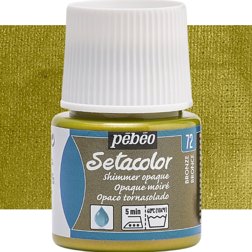 Miniatură: 3167862950724- Culori textile 72 Bronze Setacolor Shimmer Opaque Pebeo 45ml 3167862950724