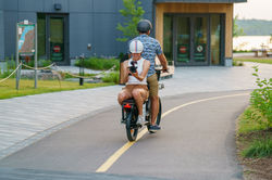 Filming on Creme Happy Wagon