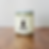 University Candle Co. BROWN soy wax candle, bear silhouette design.