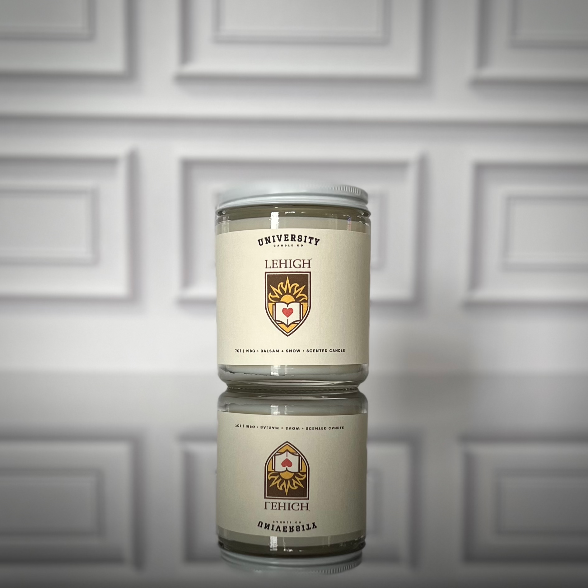 Lehigh University Balsam + Snow candle