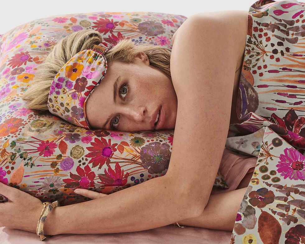 Thumbnail: Kip & Co Silk Eye Mask - Field of Dreams