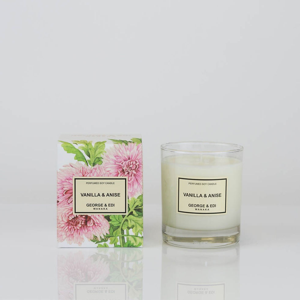 George & Edi Perfumed Soy Candle - Vanilla & Anise