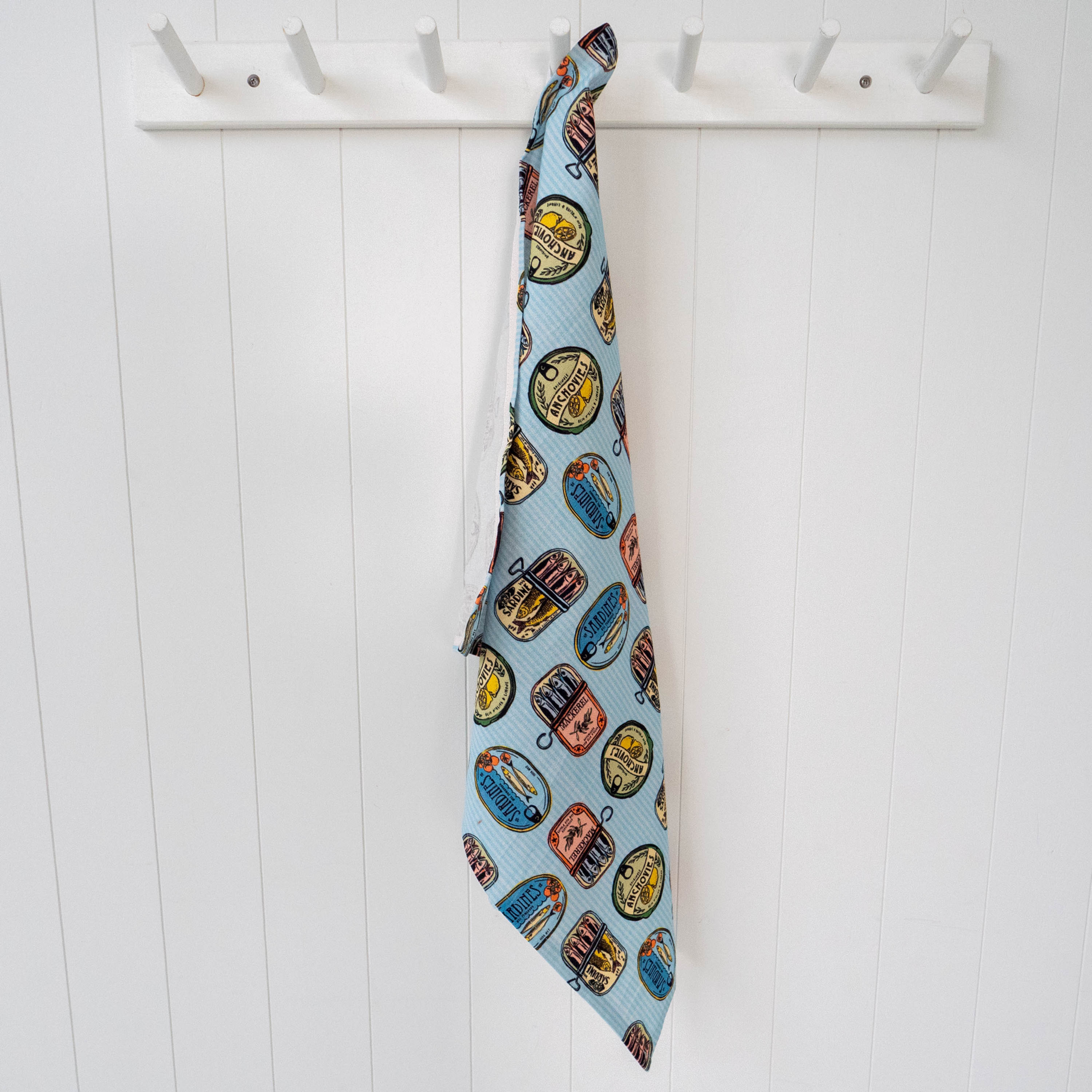 Assemble Cotton Tea Towel - Sardines