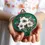 Thumbnail: Bespoke Letterpress Fine Enamel Christmas Ornament - Green Bauble