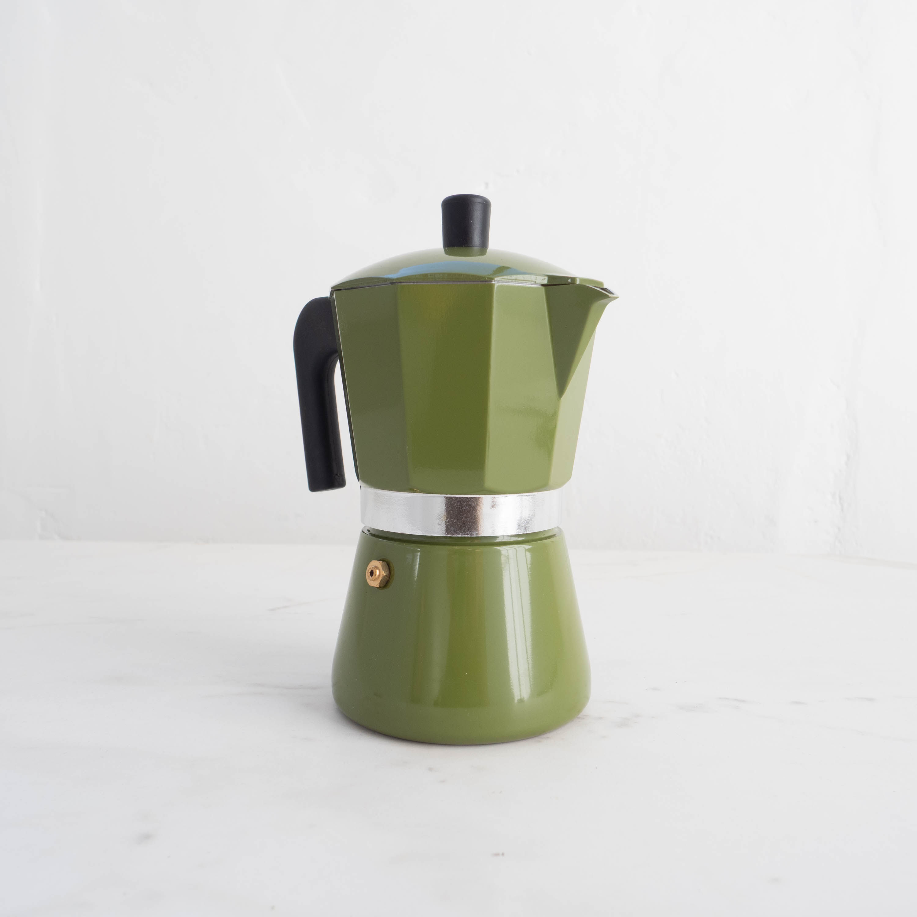 Stovetop Espresso Pot - Olive Green