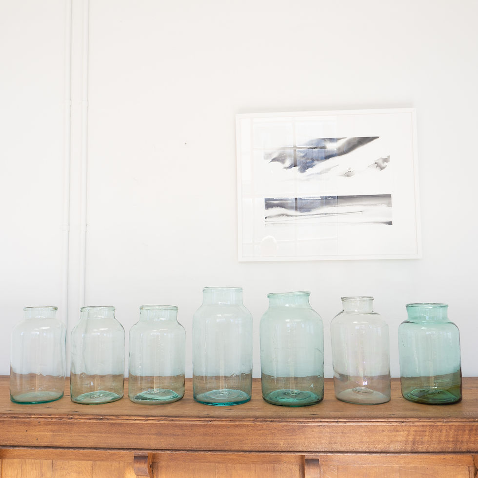 Thumbnail: Antique French Glass Preserving Jars