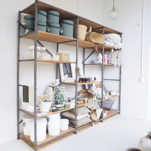 Vintage Industrial Shelving thesundaysociety