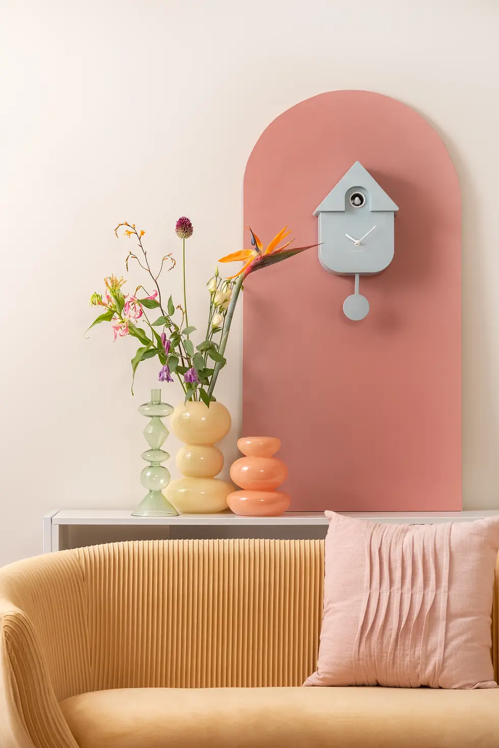 Thumbnail: Karlsson Modern Cuckoo Clock - Pale Blue