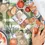 Thumbnail: Bespoke Letterpress Double-Sided Giftwrap - Oranges / Cheese & Crackers