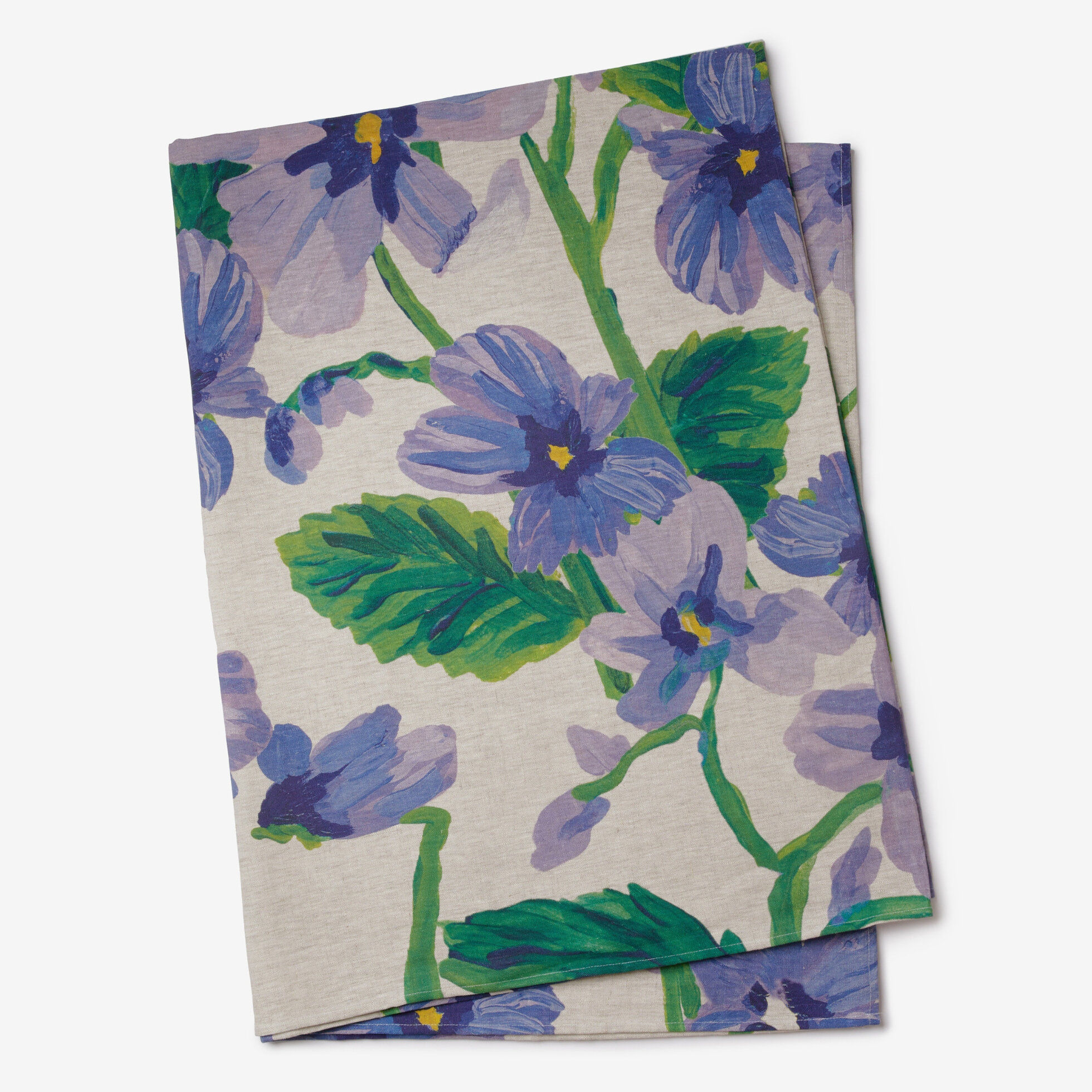 Bonnie & Neil 100% Linen Tablecloth - Lilas Blue