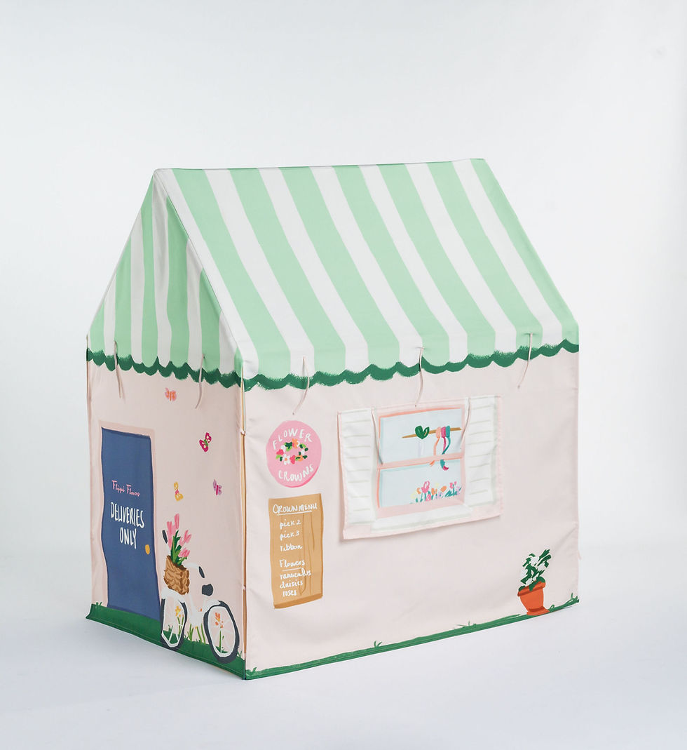 Thumbnail: Flippi Canvas Play Tent - Flower Shop