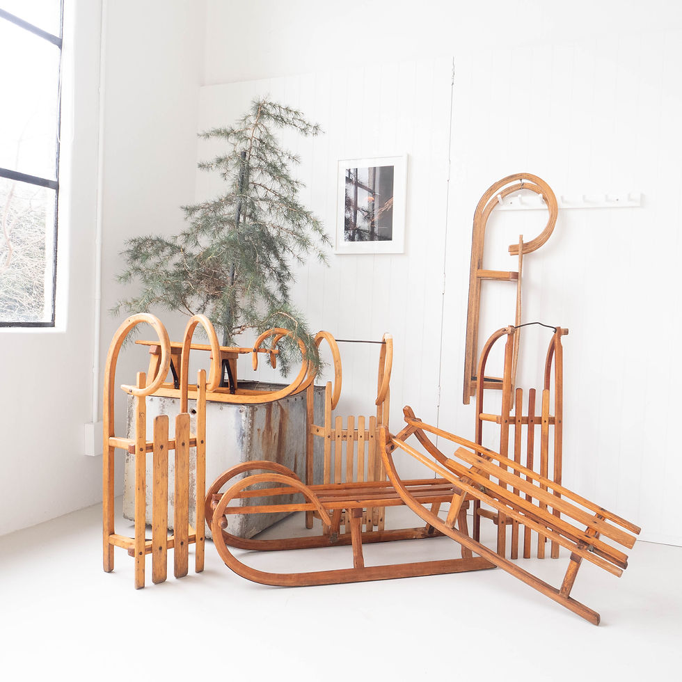 Vintage Timber Sled - X