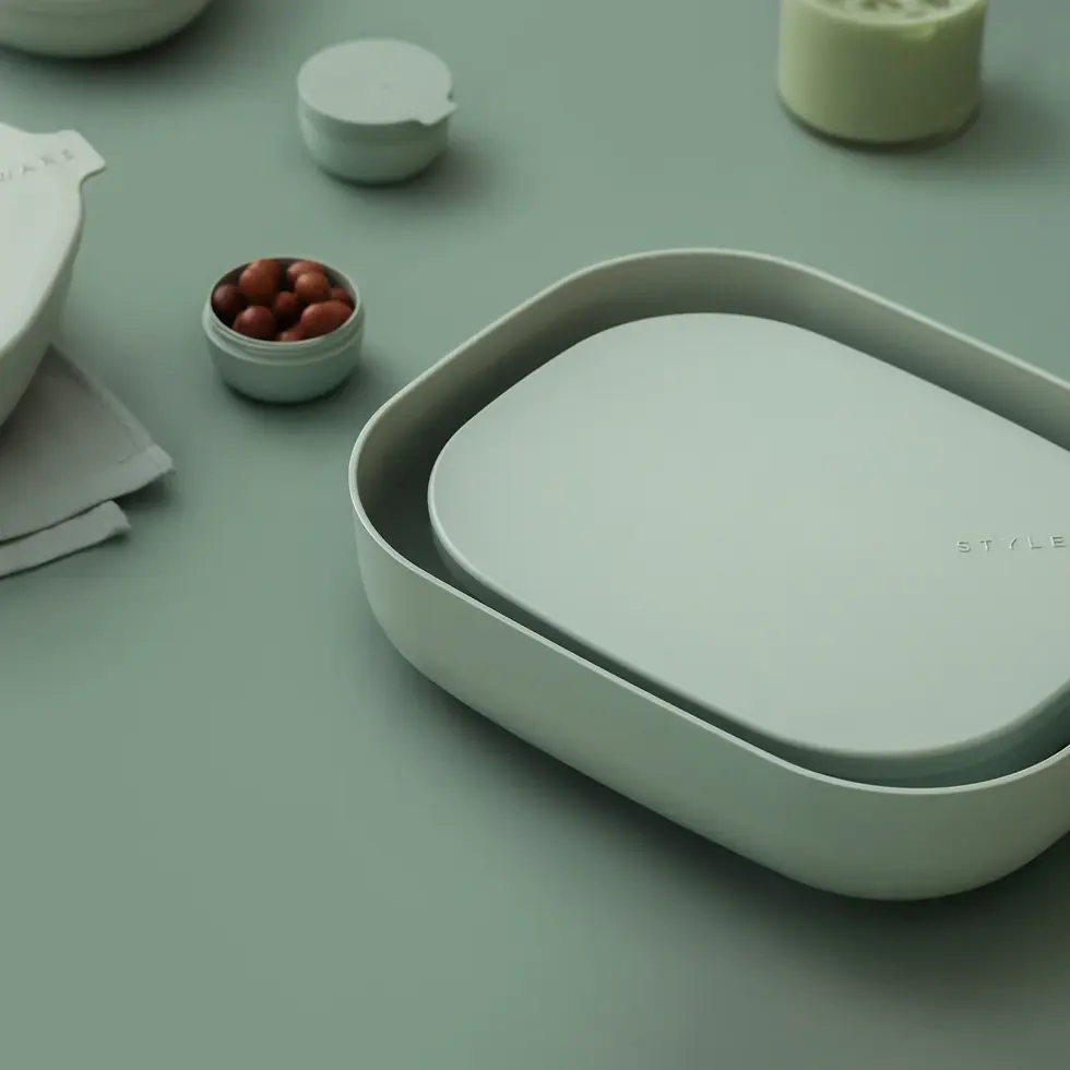 Thumbnail: Styleware 2 Piece Nesting Tray - Eucalyptus