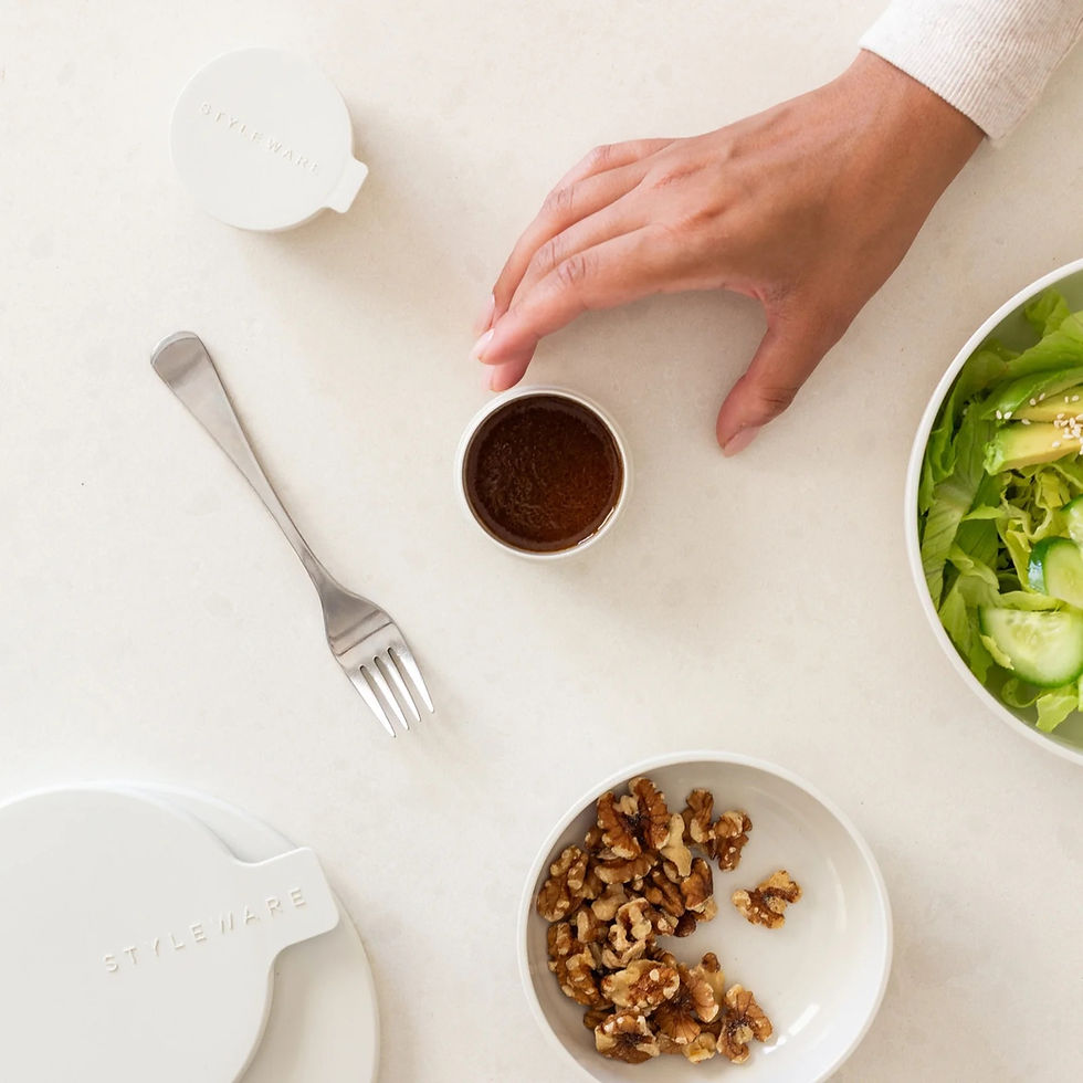Thumbnail: Styleware Lunch Set Nesting Bowl - Salt