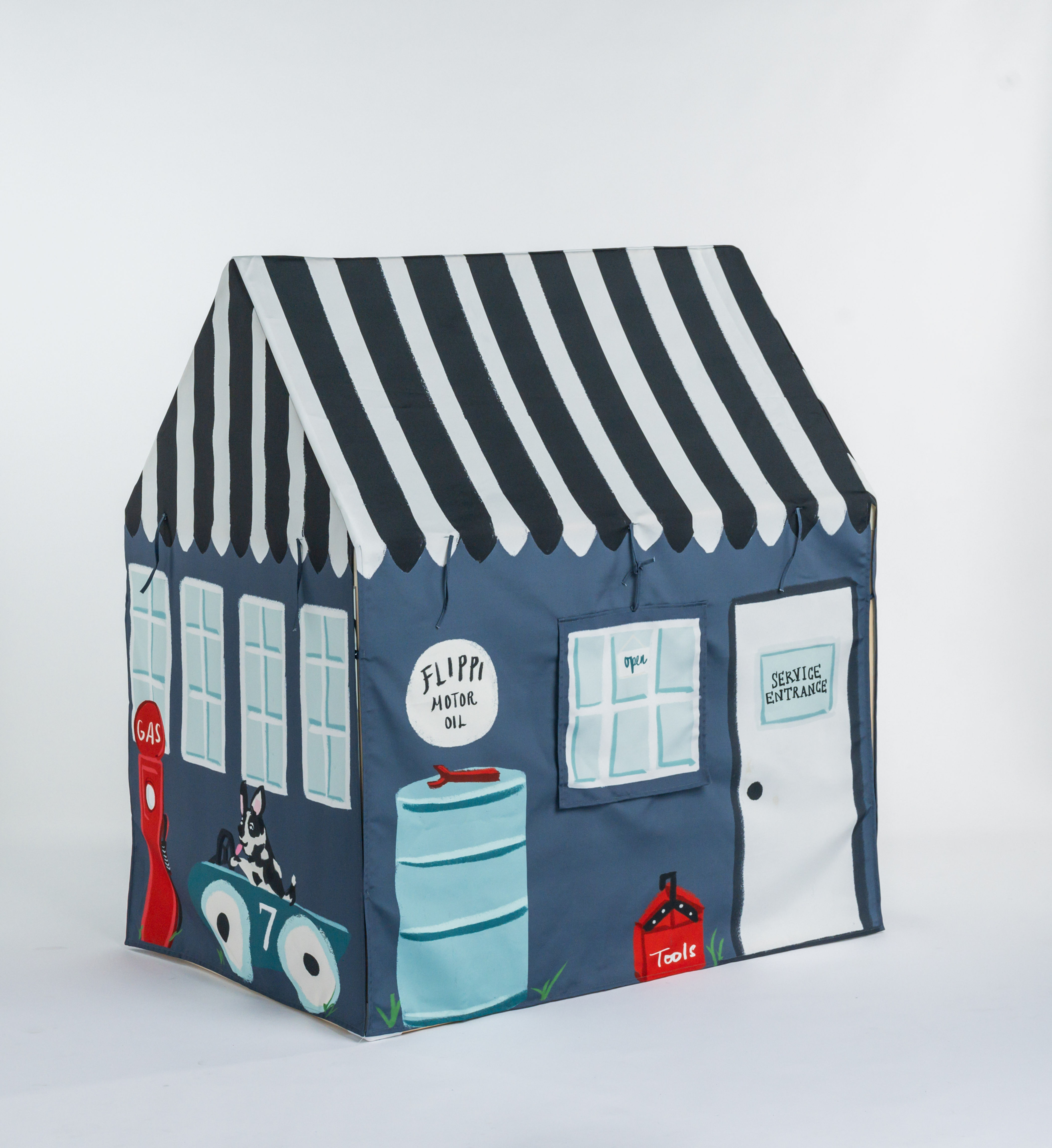 Flippi Canvas Play Tent - Mechanic's Garage