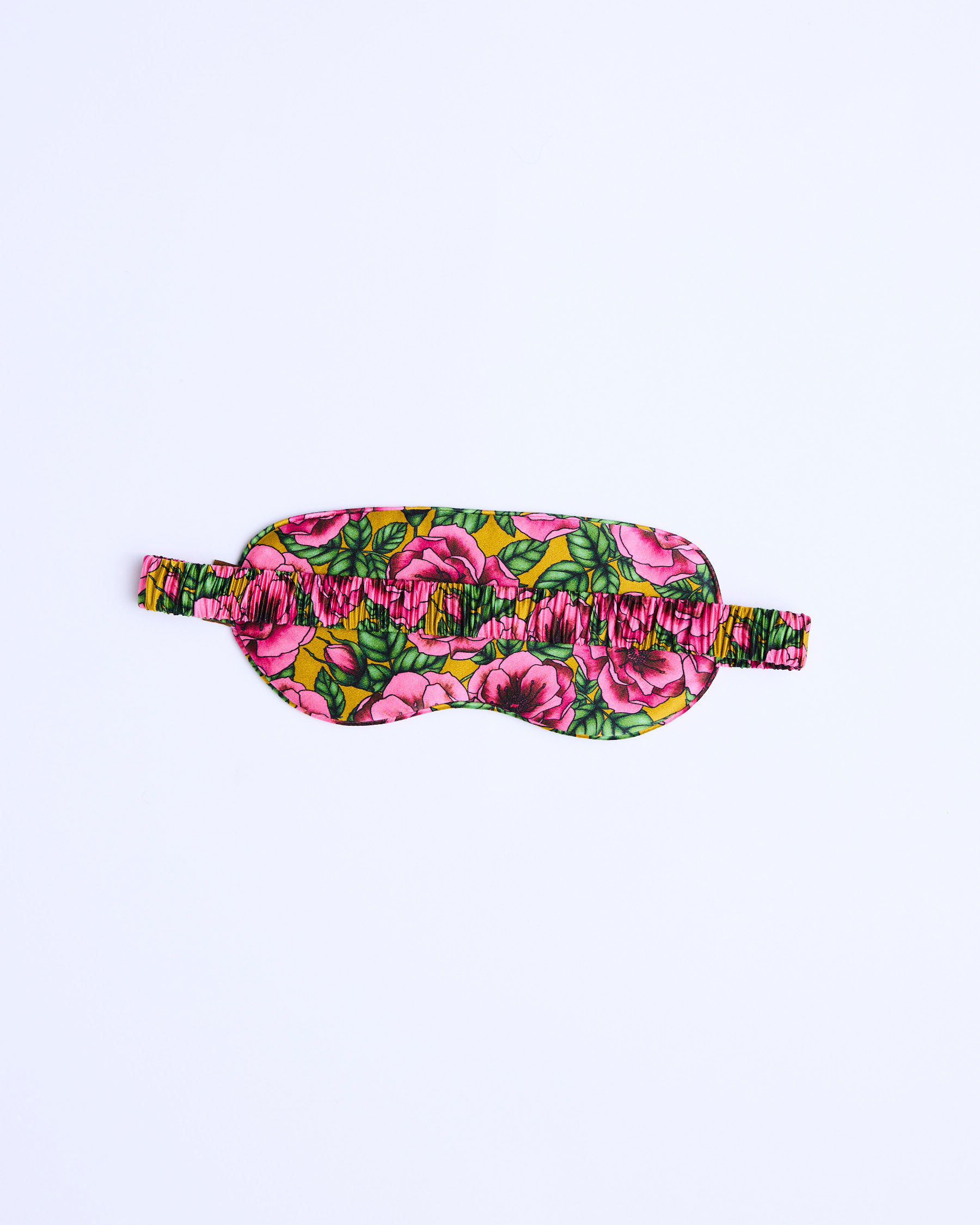 Kip & Co Silk Eye Mask - Golden Peony