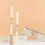 Thumbnail: Meri Meri Table Candle - Gold Bows (Boxed set of 2)