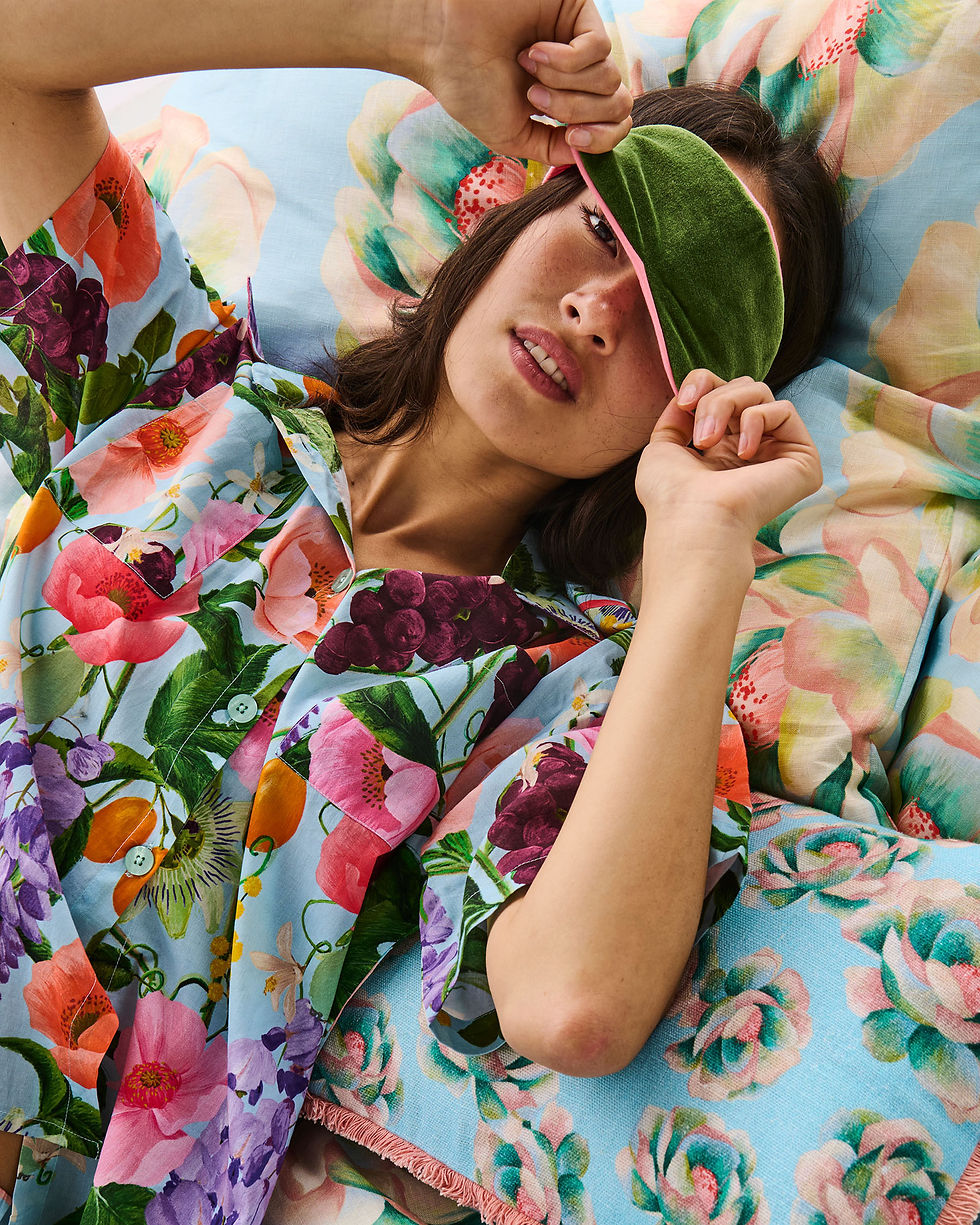 Thumbnail: Kip & Co Velvet Eye Mask - Moss