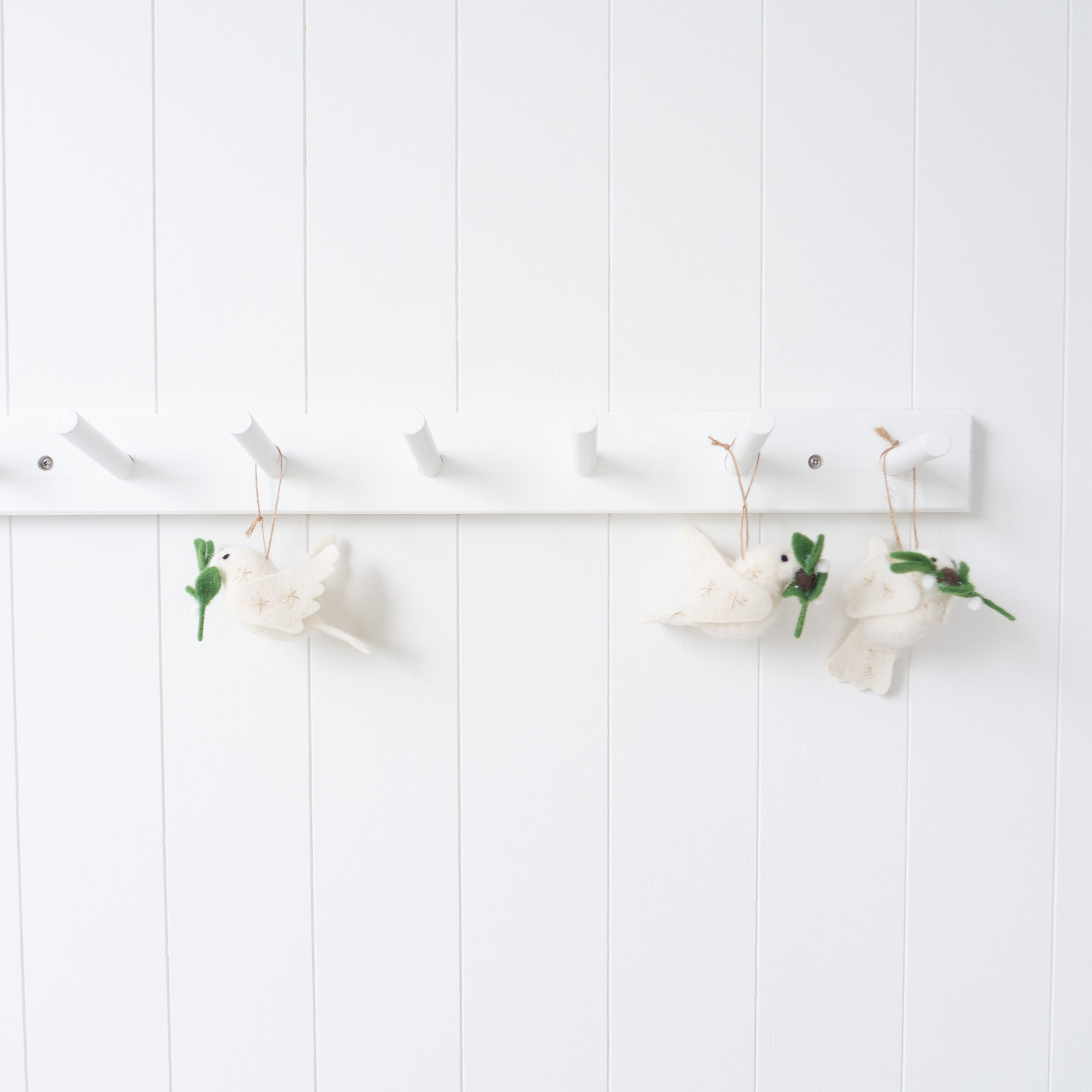 Felt Hanging Dove - Christmas Decoration