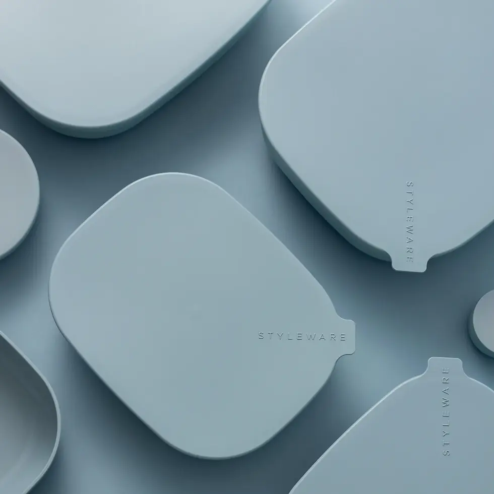 Thumbnail: Styleware 2 Piece Nesting Tray - Sky