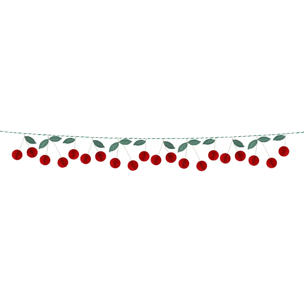 Thumbnail: Meri Meri Honeycomb Garland - Cherries