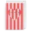 Thumbnail: Lagom Design Greeting Card - Birthday Love & Kisses - Pink & Red Stripe