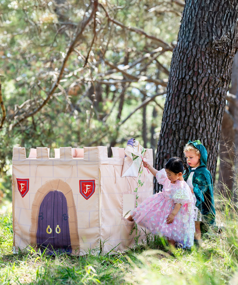 Thumbnail: Flippi Canvas Play Tent - Castle Fort