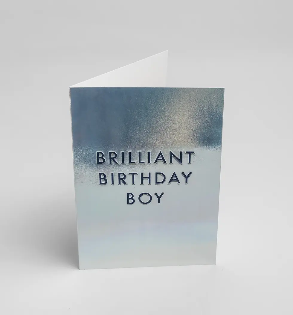 Thumbnail: Lagom Design Greeting Card - Brilliant Birthday Boy