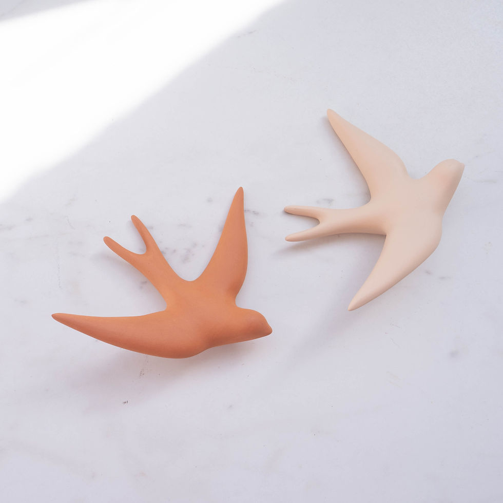 Thumbnail: Monochromic Ceramic Swallow - Nude
