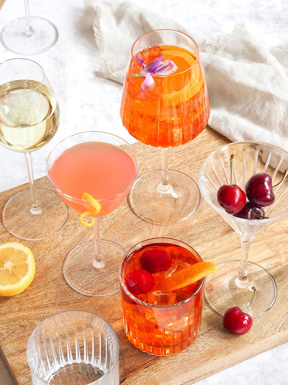 Thumbnail: Italian Crystal Spritz Glass - 'Timeless'