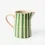 Thumbnail: Jones & Co Ceramic Milk Jug - Bloomie Green Stripe
