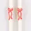 Thumbnail: Meri Meri Table Candle - Scarlet Bows