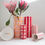 Thumbnail: Noss & Co Small Vase - Pink & Red Gingham