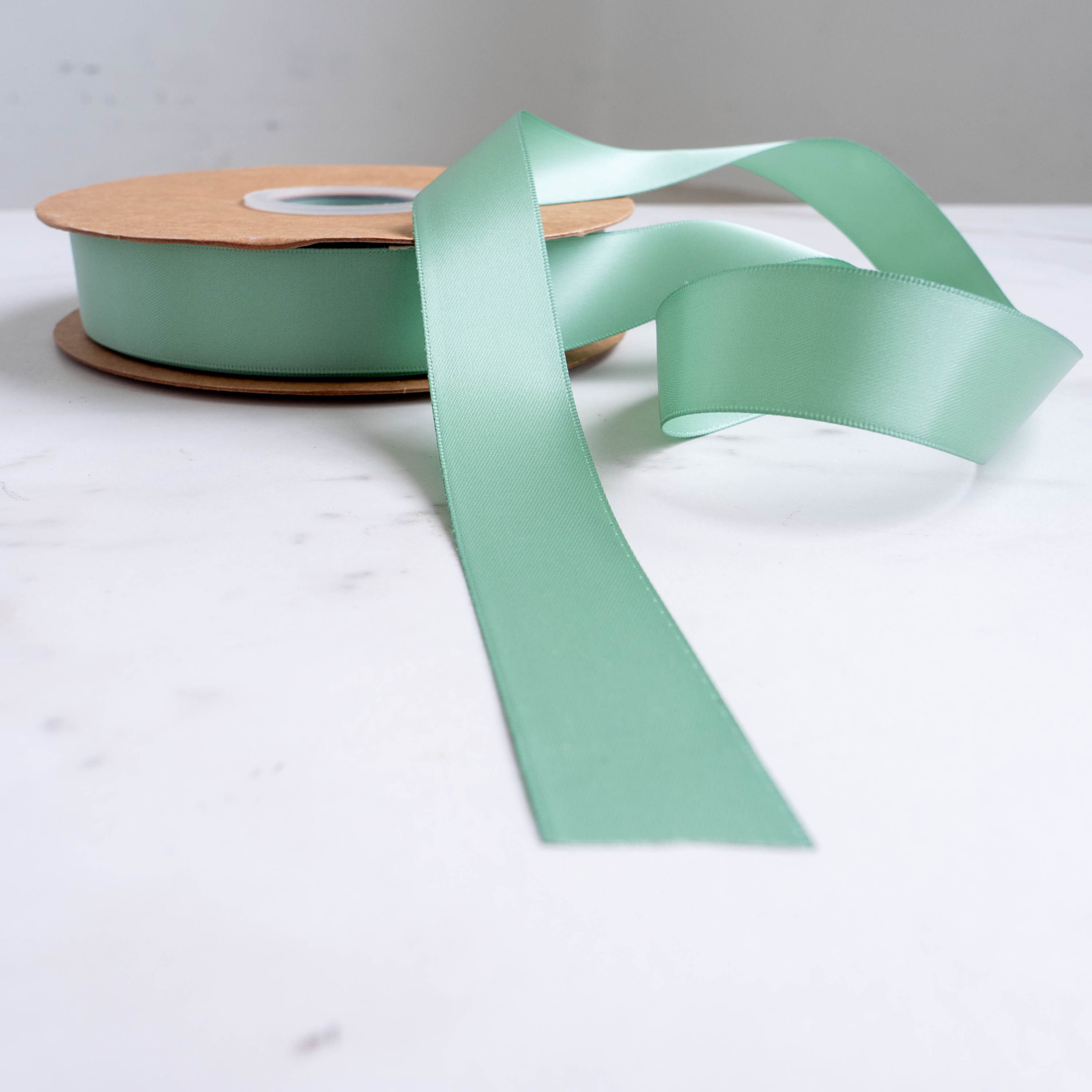 Satin Ribbon - Soft Sage