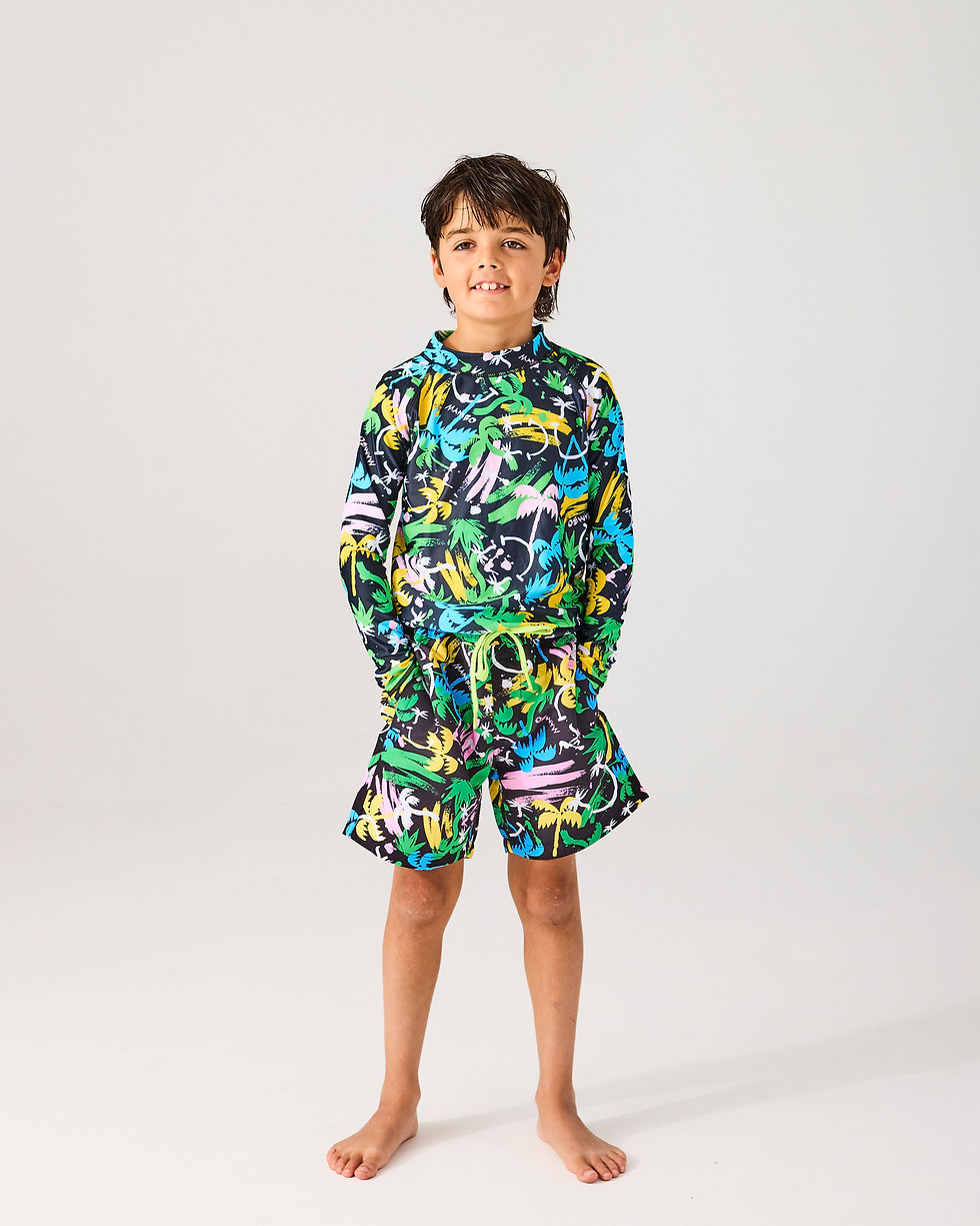 Thumbnail: Kip & Co x Mambo Board Shorts - Palm Surfer