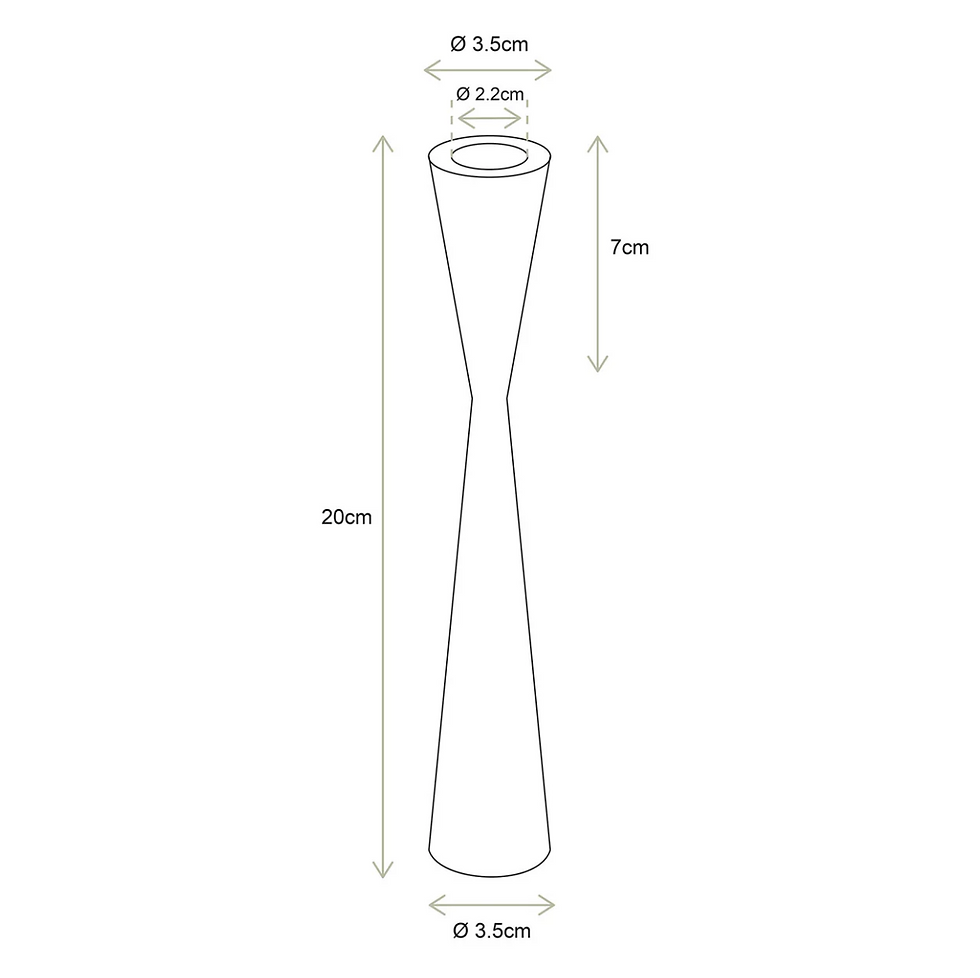 Thumbnail: VT Wonen Metal Candlestick - Gold