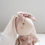 Thumbnail: Alimrose Mini Sofia Bunny - 'Rose Gingham' (27cm)