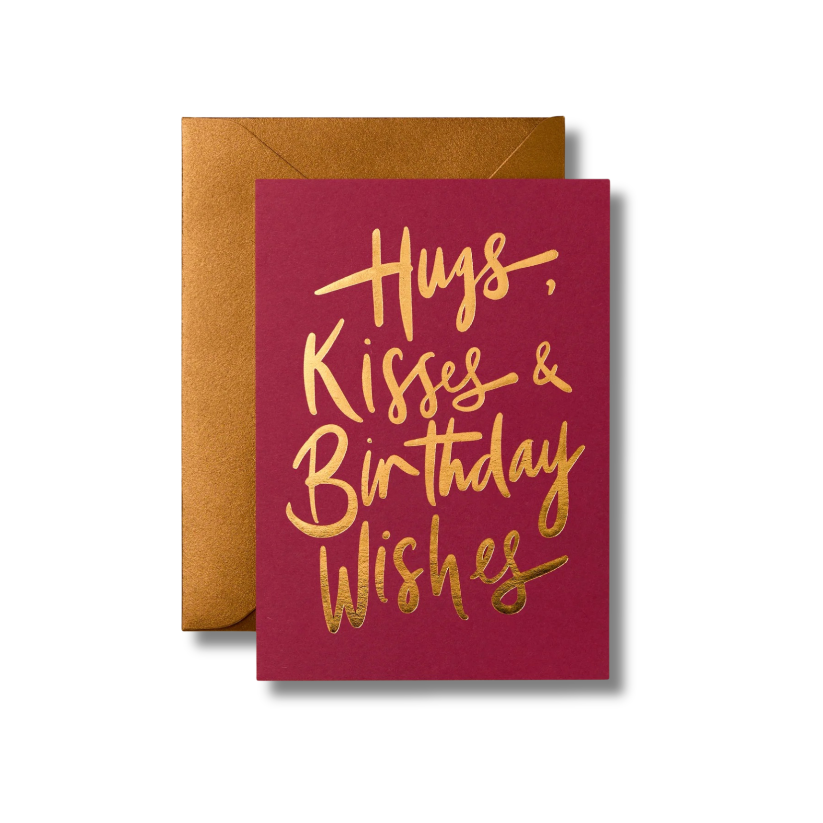 Gabrielle & Celine Greeting Card - Hugs, Kisses, & Birthday Wishes