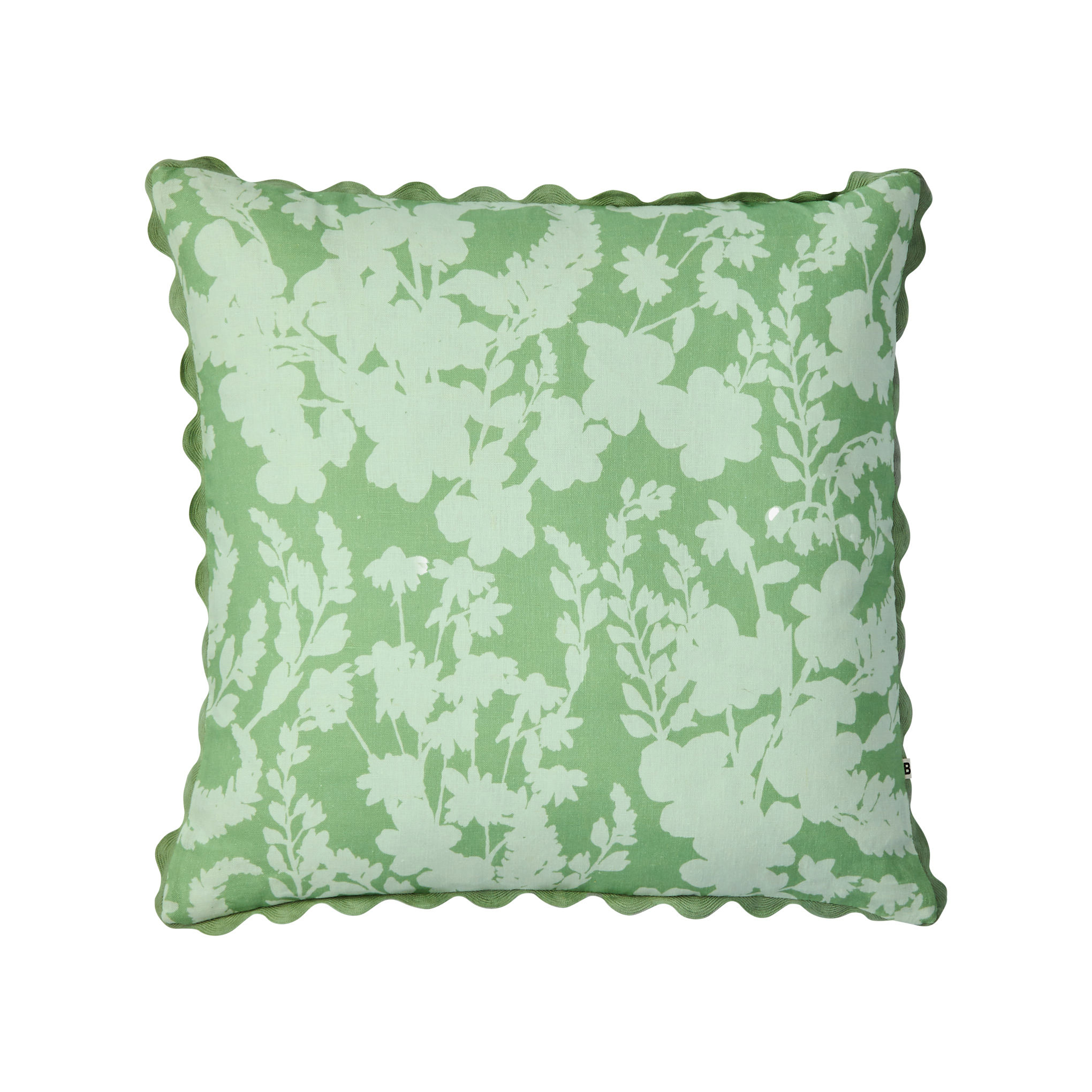 Bonnie & Neil 60cm x 60cm Linen Cushion - Petal Mint