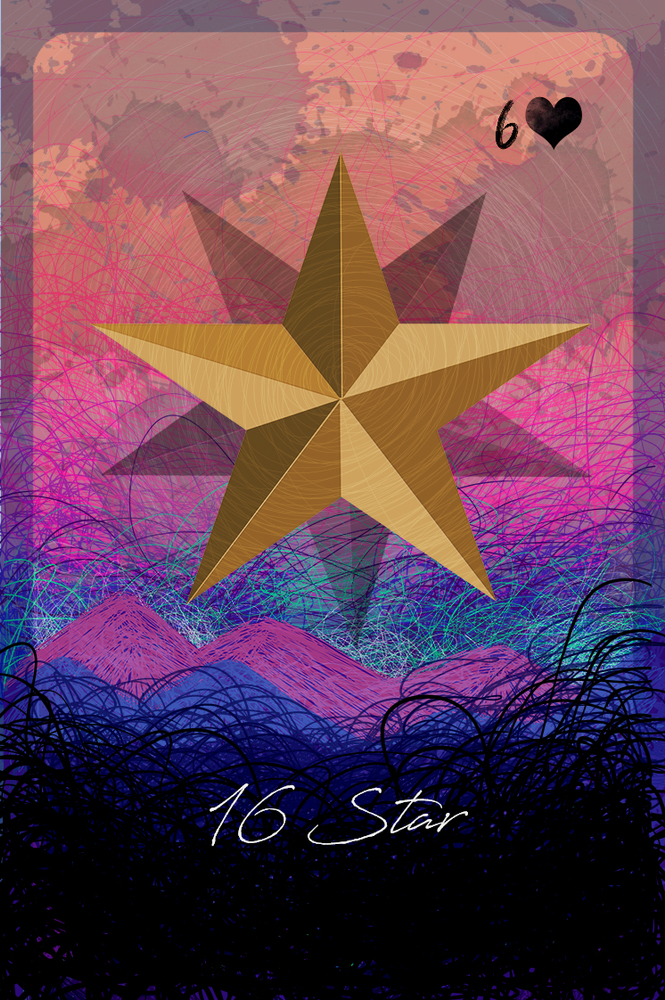 Lenormand - Sun - Stars - Key