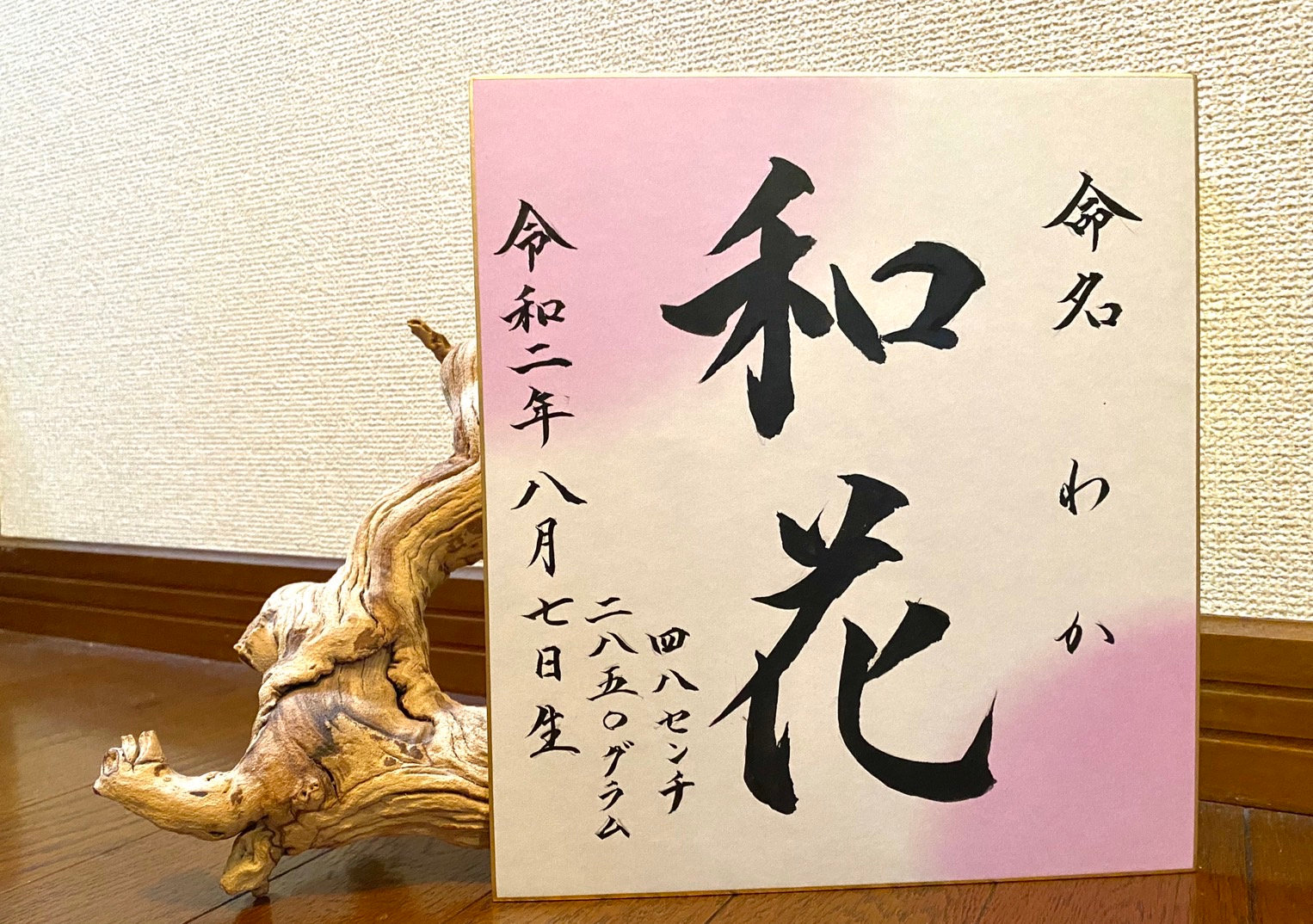 命名書 色紙 伝統屋 暁