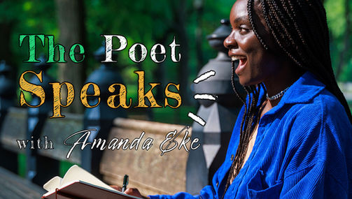 Amanda's new TV show, The Poet Speaks with Amanda Eke