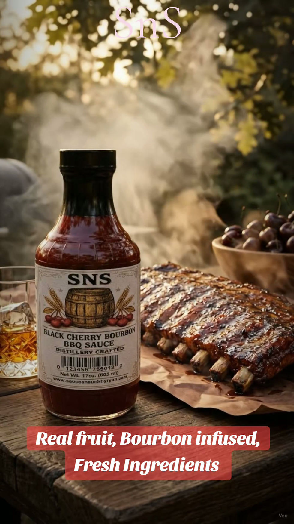 Thumbnail: SNS Black Cherry Bourbon BBQ Sauce (Black Cherry Bourbon BBQ Sauce)