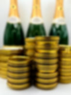 Golden piles of Caviar