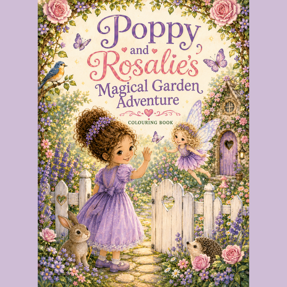 Poppy and Rosalie's Magical Garden Adventure - A Colouring Book