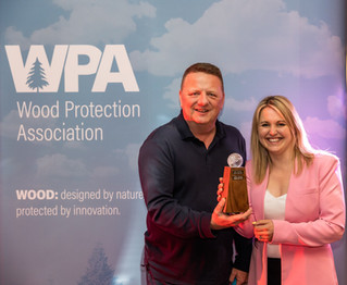 John Abbott receives WPA 2023 golf winners trophy